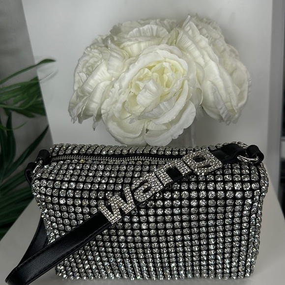 โจ Alexander Wang Rhinestone Mesh Pouch - Picture 3 of 8